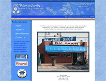 Tablet Screenshot of okpawnandjewelry.com